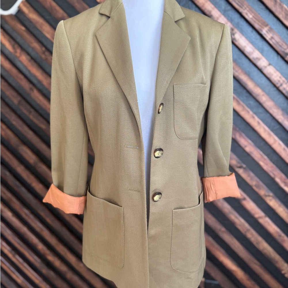 Limited Blazer with Orange Accents